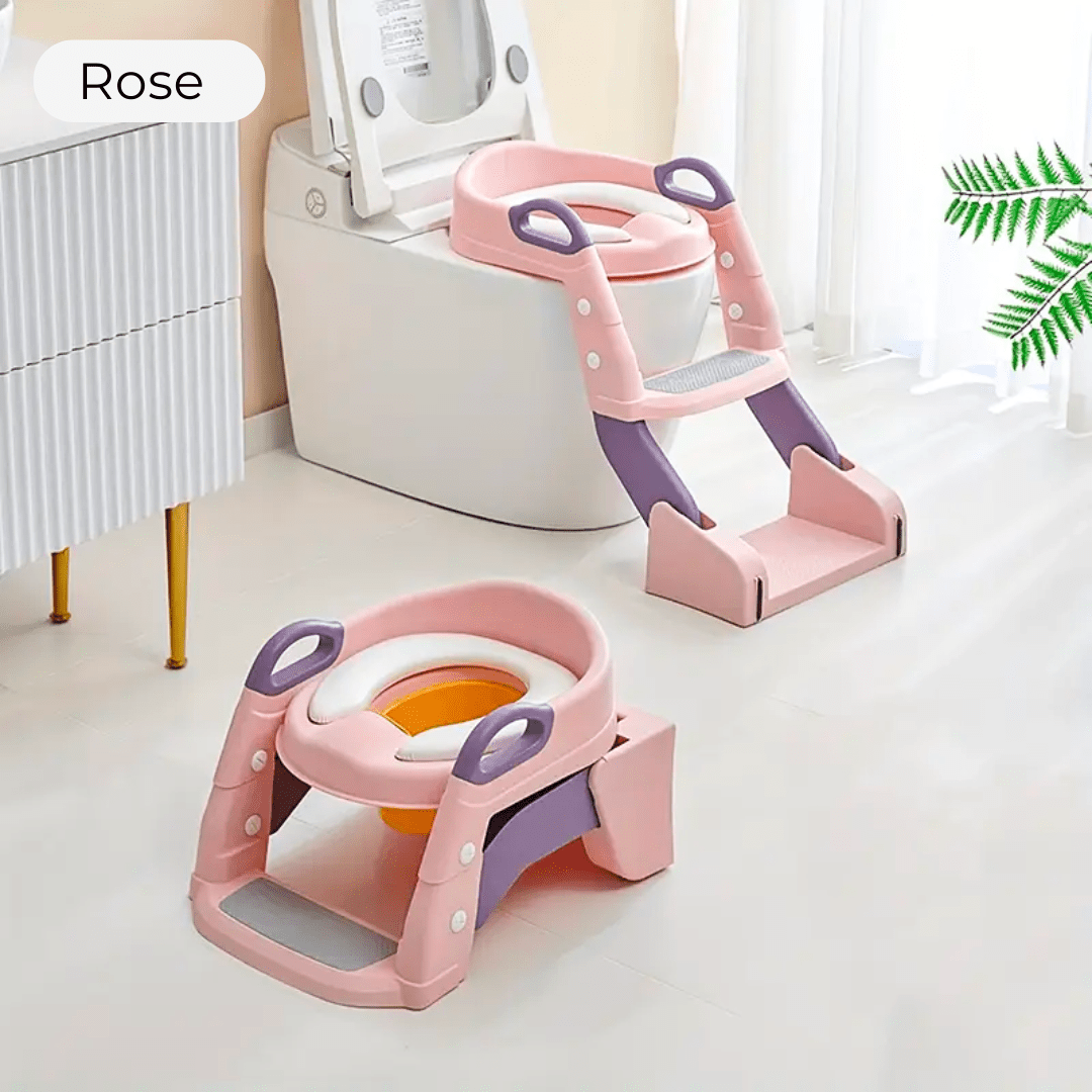 Réducteur de toilette avec marche