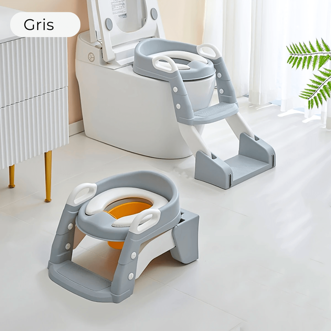 Réducteur de toilette avec marche