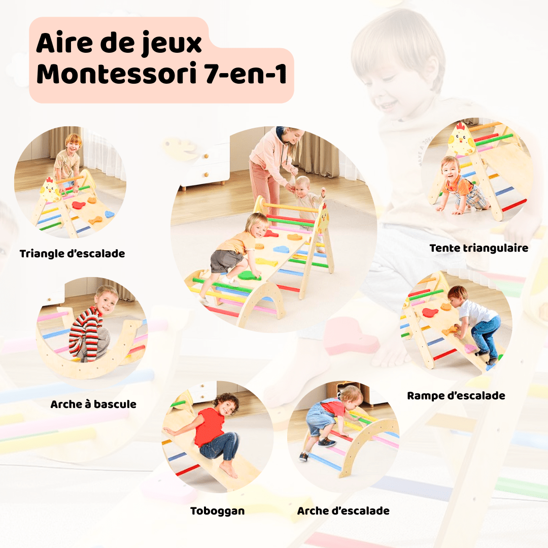 Arche évolutive Montessori 7 en 1