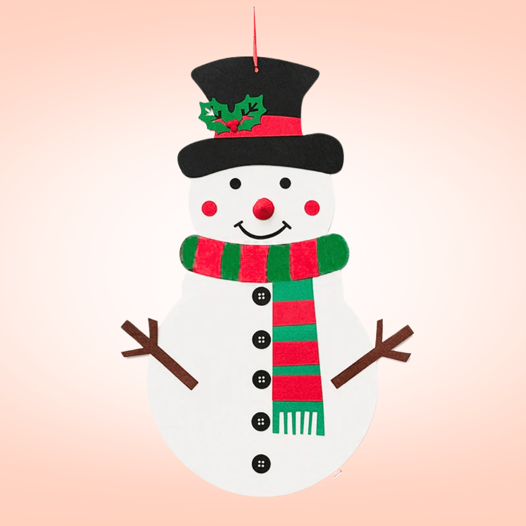 Bonhomme de neige Montessori