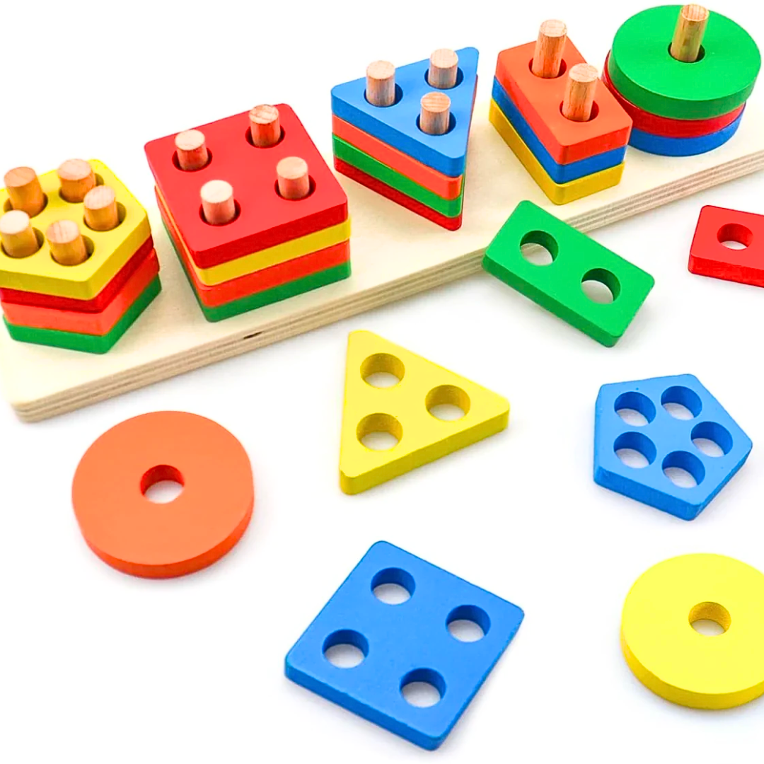 Puzzle Montessori : Trieur de formes