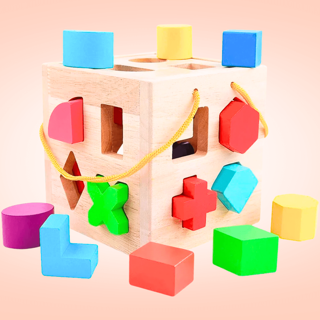 Cube de tri de formes Montessori