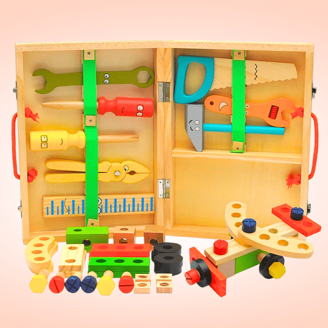 Ensemble d'outils en bois Montessori