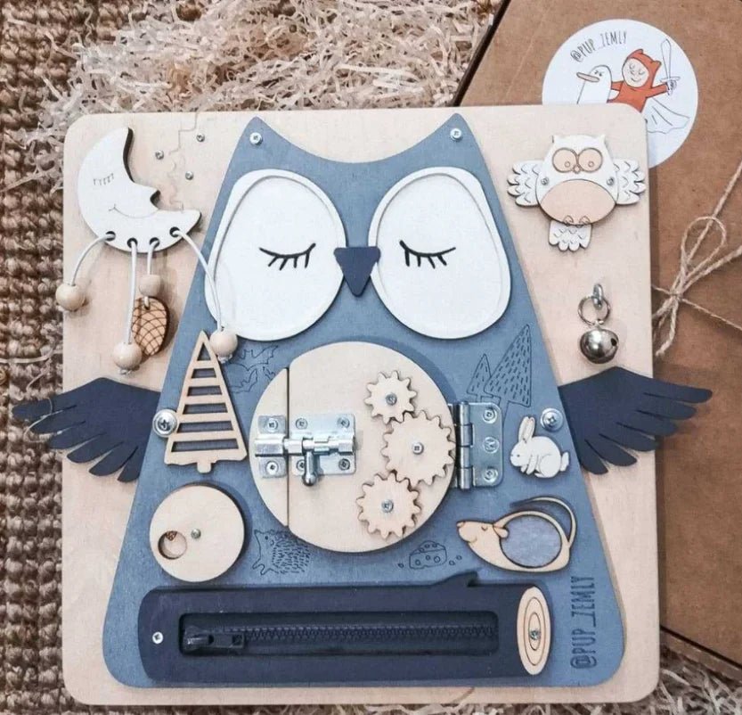 Planche d’activité Montessori chouette