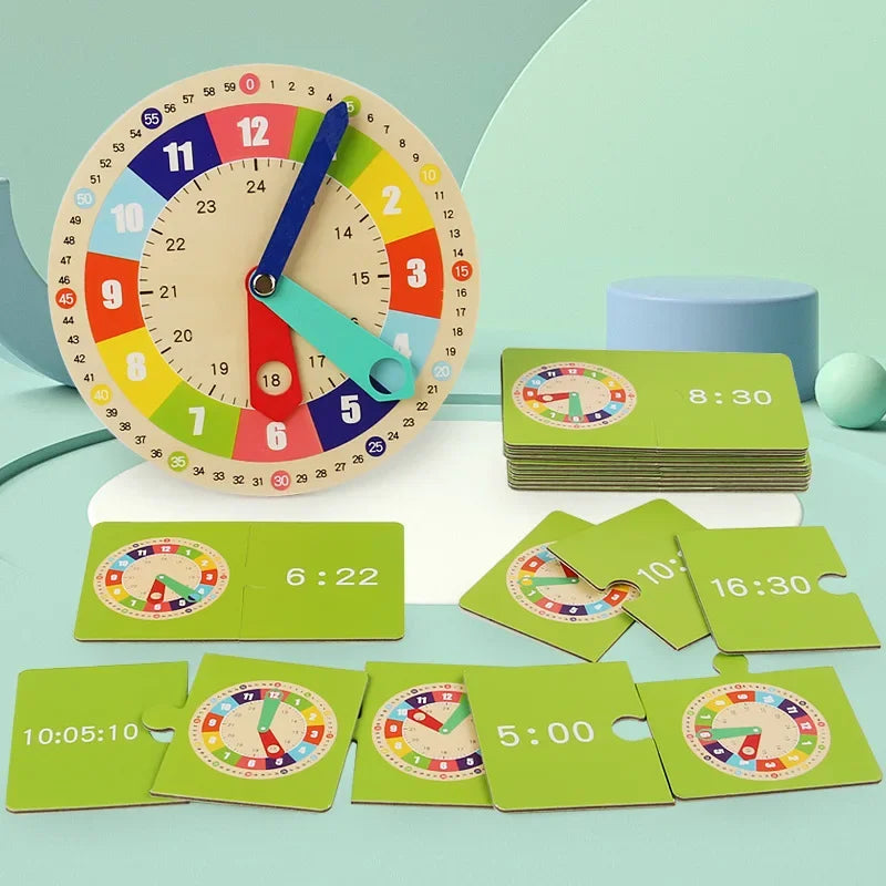 Horloge Montessori 