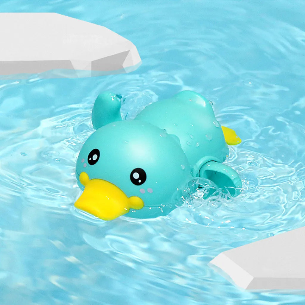 Jouet de bain canard vert