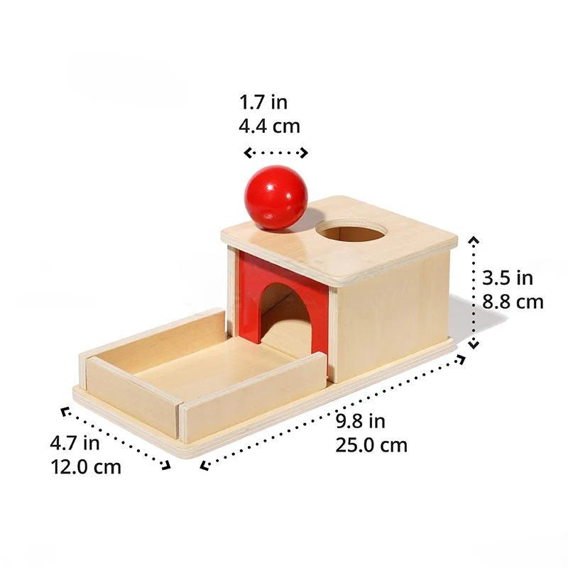 Boîte de permanence d'objet Montessori