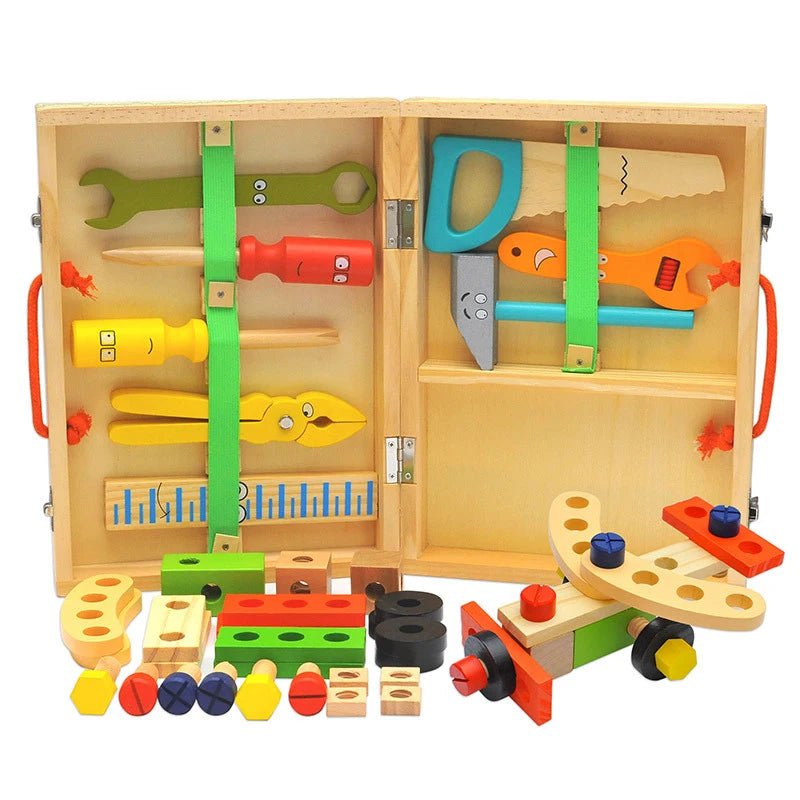 Ensemble d'outils en bois Montessori