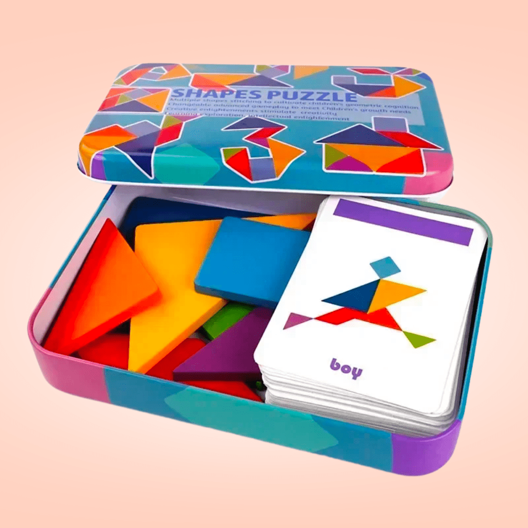 Tangram Montessori - Forme et couleur