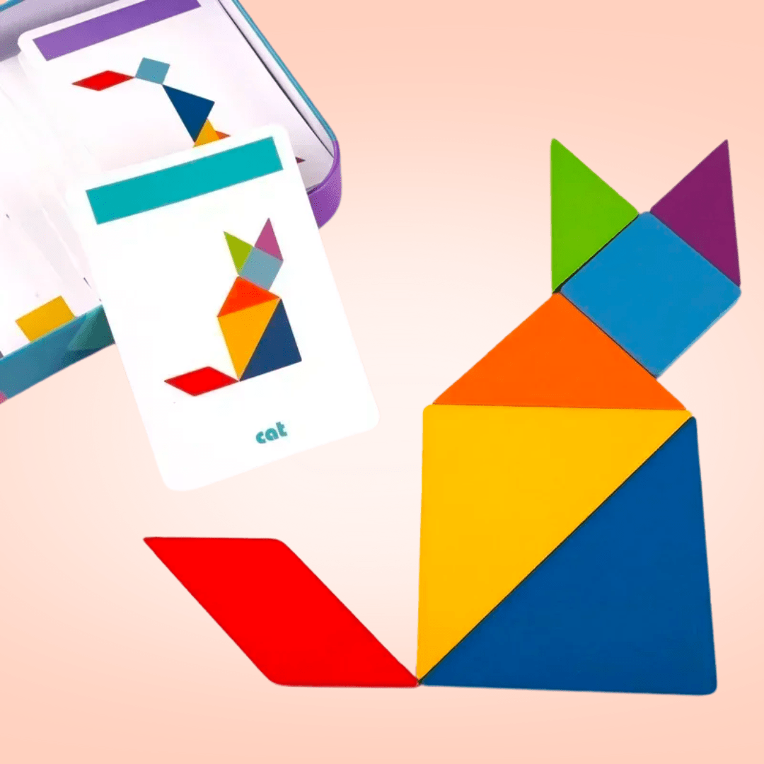 Tangram Montessori - Forme et couleur
