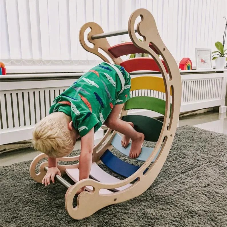 Arche Montessori colorée en bois
