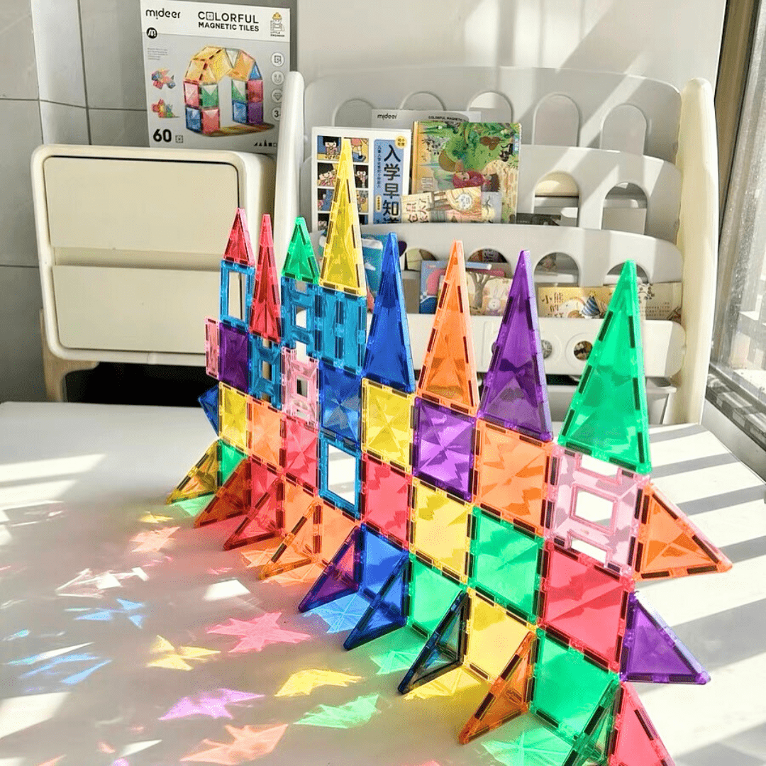 Bloc de construction magnétiques Montessori (38 pièces)