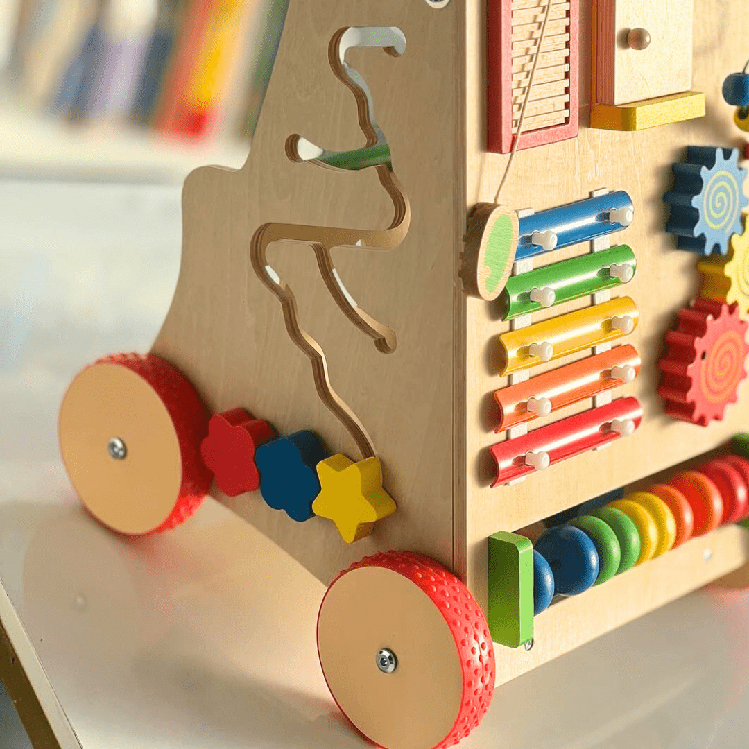 Chariot de marche musical