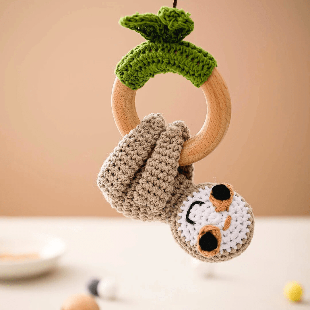 Hochet en Bois Animaux