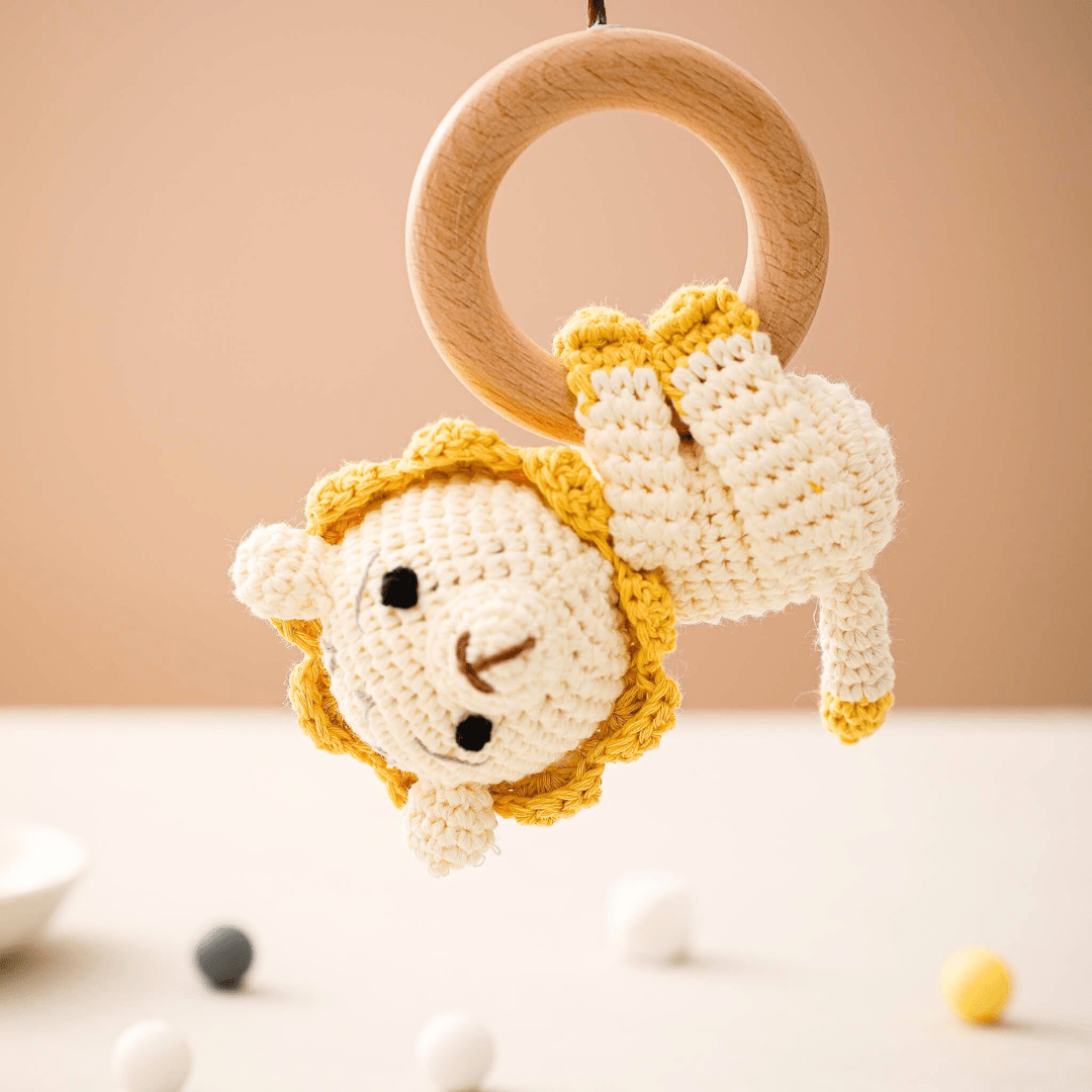 Hochet en Bois Animaux