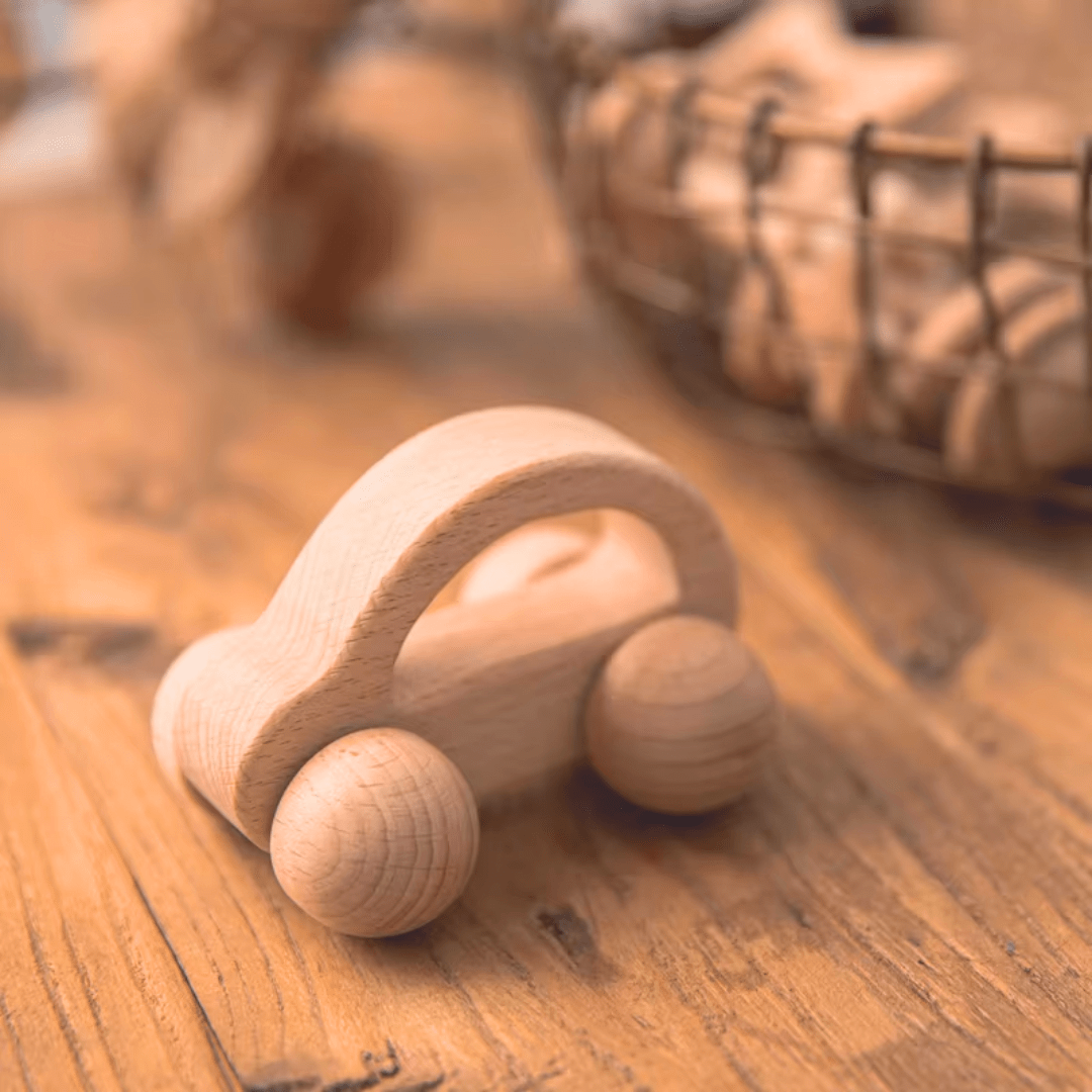 Hochets en bois pour bébé