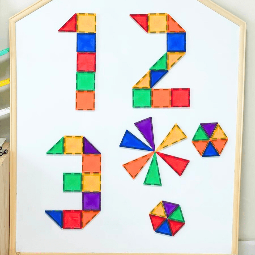 Bloc de construction magnétiques Montessori (38 pièces)